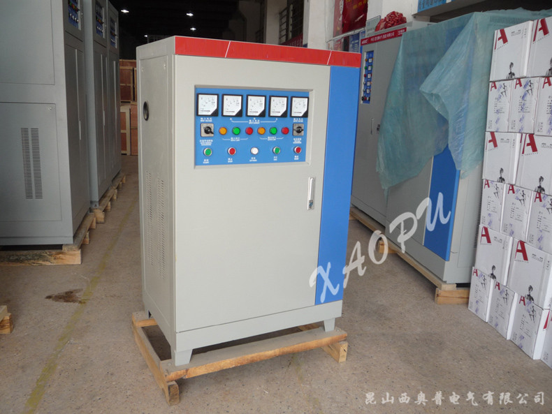 SBW-50KVA三相全自動(dòng)補償式380V電力工業(yè)穩壓器柜