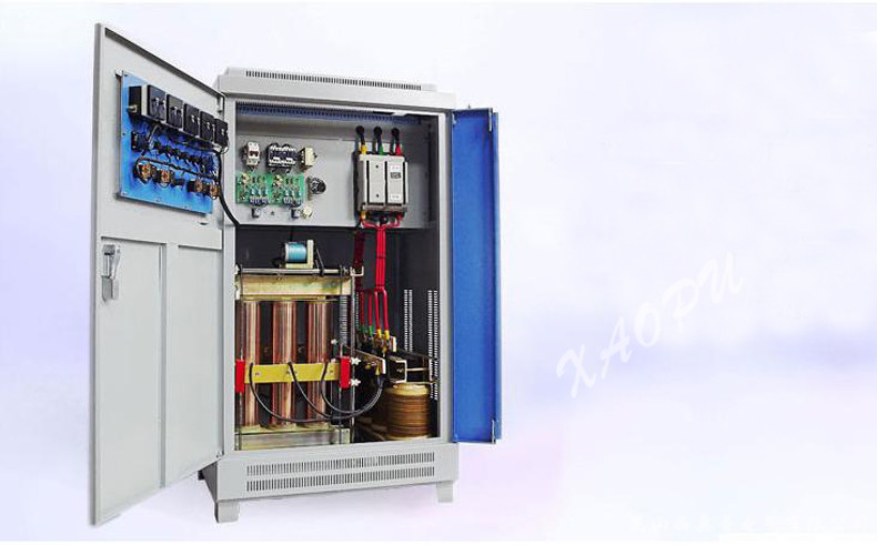 SBW-50KVA三相全自動(dòng)補償式380V電力工業(yè)穩壓器柜